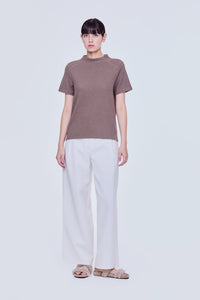 Contrast Stitch Top