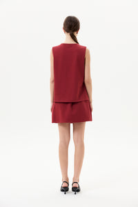 Buckle Strap Twill Top