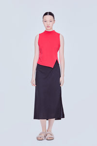 Cropped Gathered Waist Top