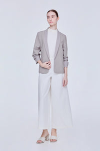 Scrunchy Sleeves Blazer