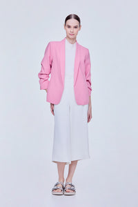 Scrunchy Sleeves Blazer