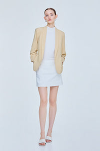 Scrunchy Sleeves Blazer