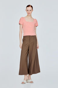 Square Neck Knit Top