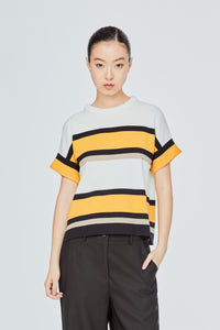 Magyar Stripe Knit Top