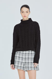 Cable Stitch Knit Top