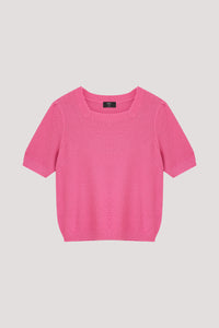 Basic Knitted Square Neck Top