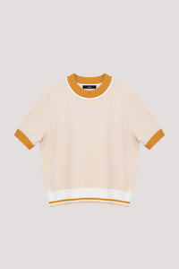 Basic Checked Knit Top