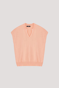 Knitted V Neck Top