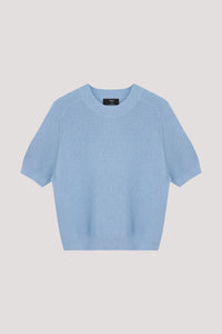 Raglan Sleeve Ribbed Knit Top