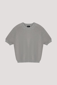 Raglan Sleeve Ribbed Knit Top