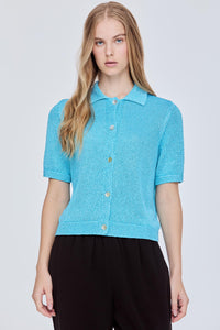 Buttoned Down Knit Top