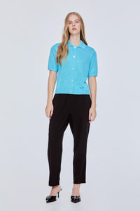 Buttoned Down Knit Top