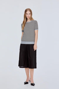 Striped Knit Tee