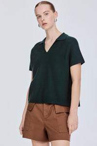 Boxy Raglan Knit Top
