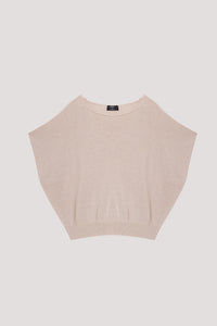 Semi-Sheer Cocoon Knit Top