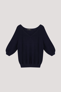 V-Neck Raglan Knit