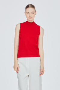 Highneck Knit Tank Top