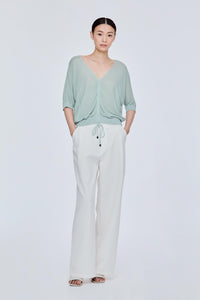 Cinched Centre Front Knit Top