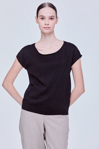 Round Neck Knit Top