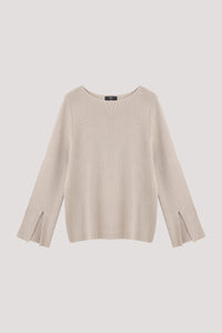 Slit Sleeves Sweater