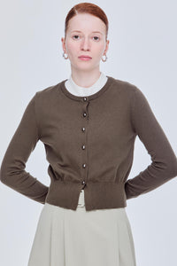 Basic Cropped Cardigan