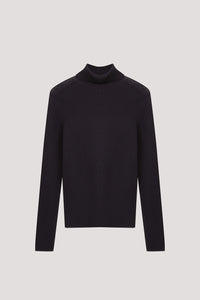 Basic High Neck Knit Top