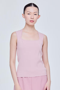 Contoured Square Neck Top