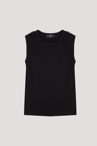 Basic Buttoned Knit Vest