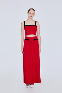 Colour Block Bustier Knit