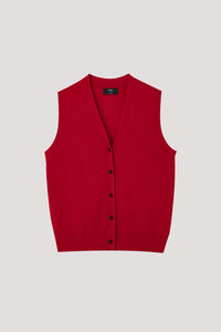 Contrast Knit Vest