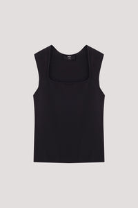 Contoured Square Neck Top