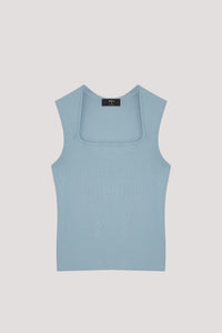 Contoured Square Neck Top