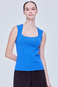 Contoured Square Neck Top