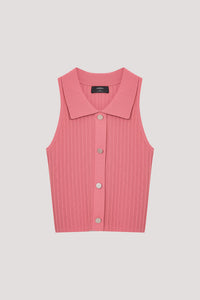 Collared Knit Vest
