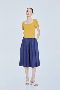 Square Neck Knit Top