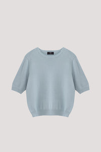Basic Fitted Hem Knit Top