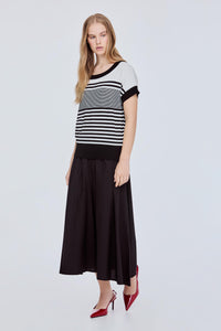 Striped Magyar Knit Tee