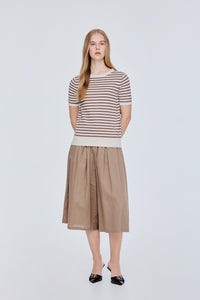 Striped Knit Tee