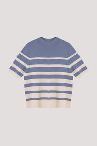 Uneven Stripe Knit Top