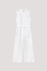 High Neck Sleeveless Jumpsuits