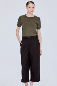 Basic Wide Leg Trousers
