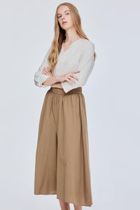 Gathered Flowy Trousers
