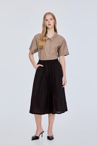 Elasticated Wide Leg Pants