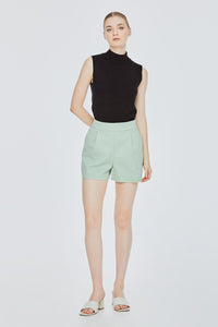 Front Pleats Shorts
