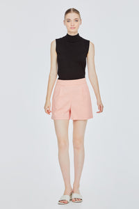 Front Pleats Shorts