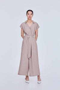 Sleeveless Flare Leg Jumpsuit