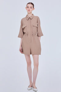 Belted Cargo Romper