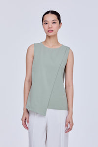 Asymmetrical Sleeveless Top