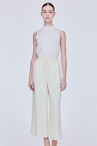 Self Tie Wide Flare Trousers