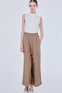 Relaxed Wide Leg Trousers